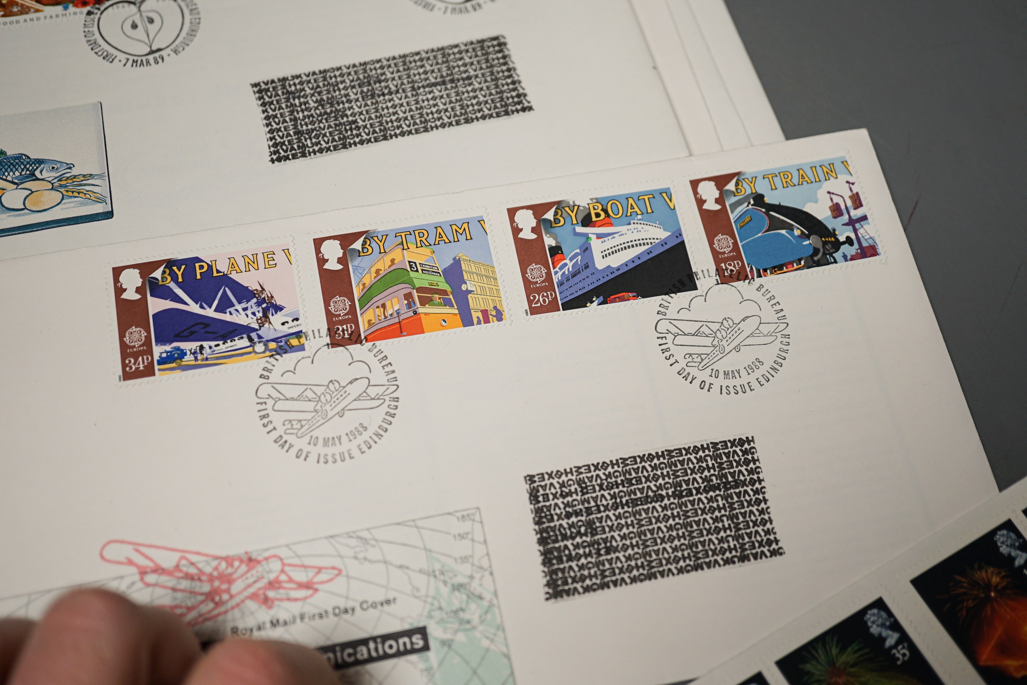 A collection of first day covers